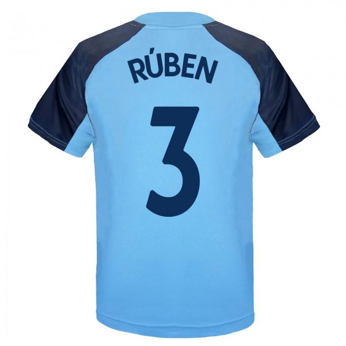 Manchester City FC Boys Ruben Dias 3 Polyester T-Shirt
