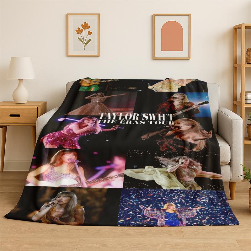 Плед singer T-Taylor Singer Music Фланелевый Мягкий Теплый Плед для Спальни Гостиной Кровати Путешествий Кемпинга Пикника Подарок