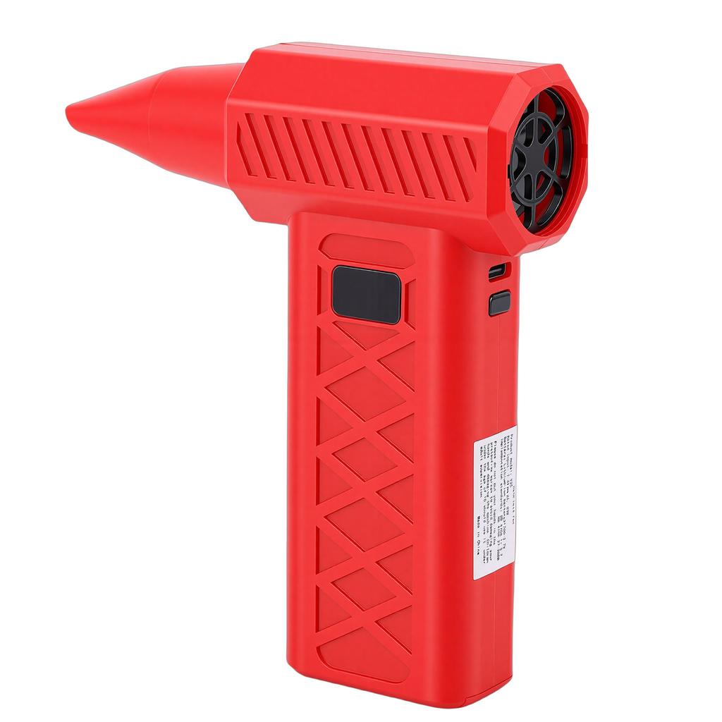 Duster LED Digital Display High Power High Speed Portable Electric Blower Duster with Emergency Light for Outdoor Travel