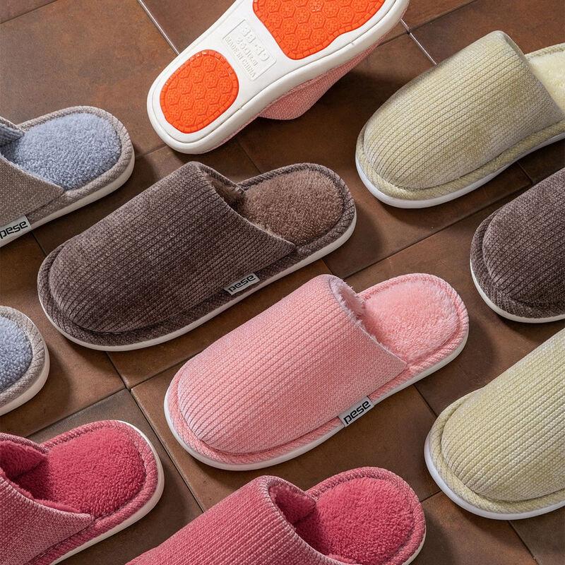 Unisex Soft Plush Indoor Slippers
