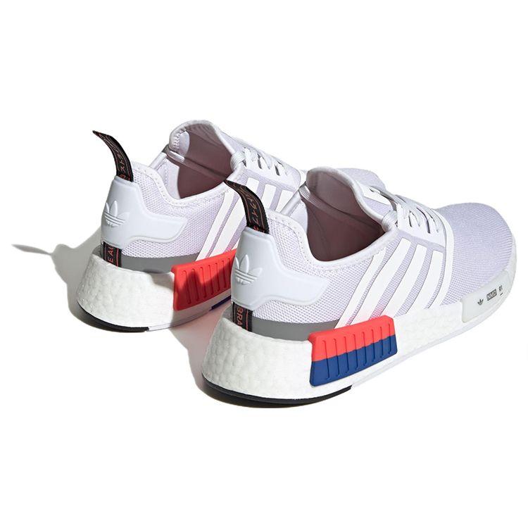 Adidas NMD_R1 Белые ярко-красные мужские кроссовки Cloud-White Core-Black IF8028