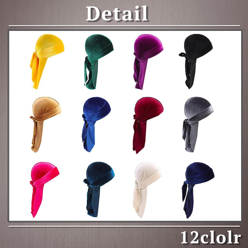 ONE LIMITATION Cap Turban Headband UV Protection Velvet Men's CP132 navy
