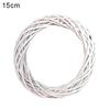 Garland Decorative Artificial Ring DIY Hnaging Wreath Rattan For Home Garden Bedroom