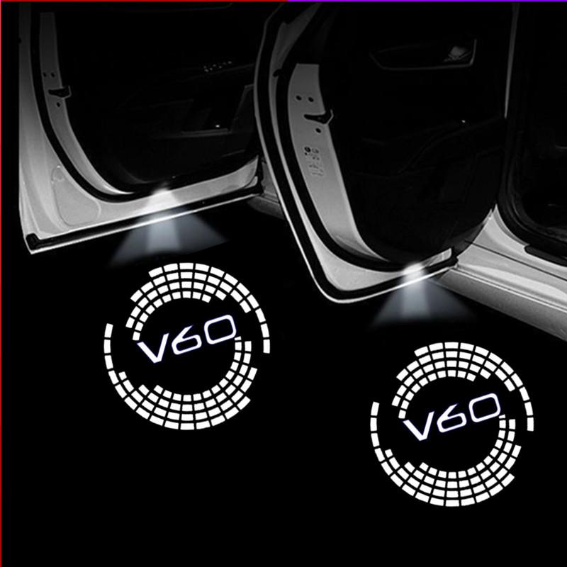 Led Car Door HD Light Laser Projector Welcome Lamps For Volvo XC90 V90 V60 XC60 V40 S80 S60 S90 C40 XC40 V70 XC70