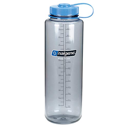 Бутылка Nalgene с широким горлышком 1,5 л, Tritan, серая, 91320