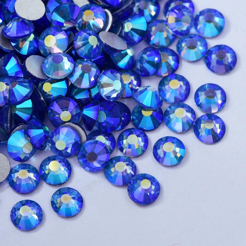 Стразы для дизайна ногтей, хрустальные стеклянные аксессуары, сделай сам, дрель с плоским дном, чехол для мобильного телефона, разноцветные, аксессуары Guomao A, аксессуары