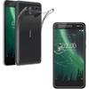 Coque et protection d'écran - PHONILLICO - Nokia 2 - Silicone Transparent - Ultra Mince - Pack avec Verre Trempé