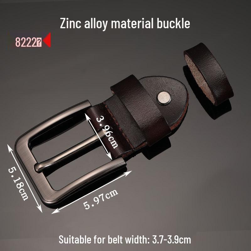 Мужской ремень с пряжкой-штифтом