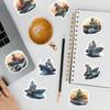50 штук граффити-стикеров серии «Авианосец», канцелярские стикеры, для стаканов с водой, блокнотов, скейтбордов, водонепроницаемые декоративные стикеры