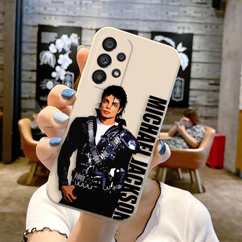 Чехол для Samsung Galaxy A21S A22 A23 A24 A25 A30 A32 A33 A34 A50 A51 A52 A53 A54 A71 A72 A73 с изображением танцора М-Майкла Джексона