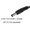 Адаптер-преобразователь AC в DC 3-12В 2А 5.5x2.1мм Регулируемый блок питания Регулятор скорости двигателя с вилкой США