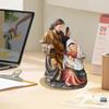 Фигурки Рождества Ручная работа Религиозное украшение Рождественская статуэтка Рождества Для праздника Дом Церковь Дети Стол Двор Газон Дверь