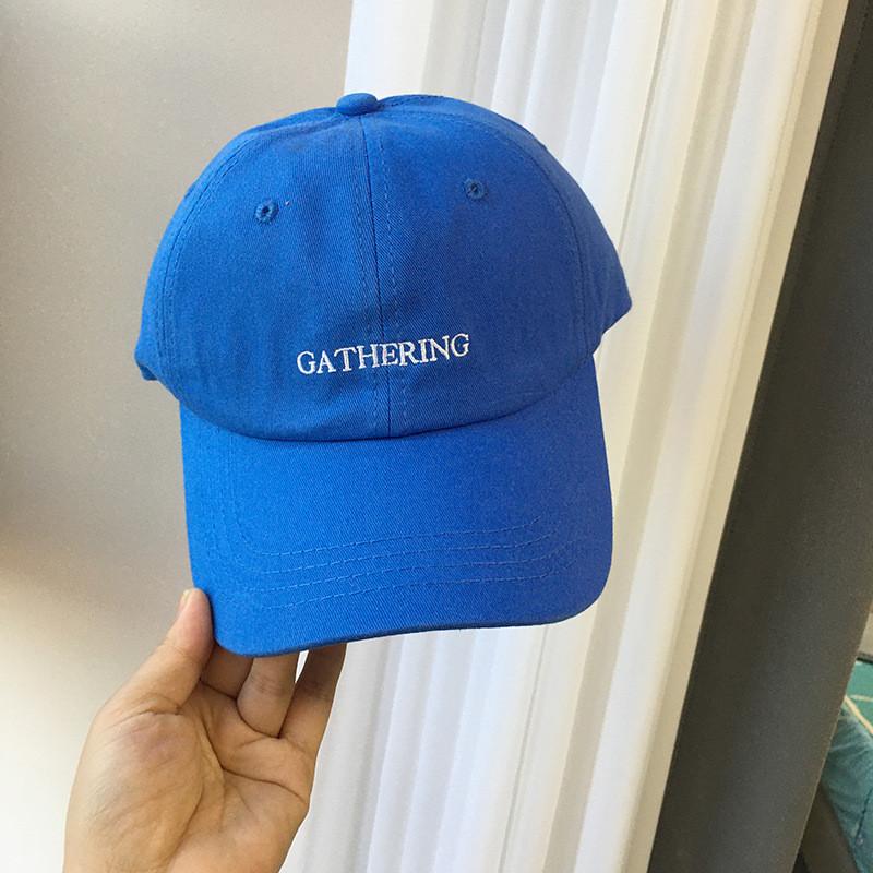 Унисекс Регулируемая бейсболка из дышащей ткани с модной вышивкой букв