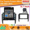 9.7" Vertical Style Tesla Screen Car Radio For Toyota Premio Allion 260 2007-2015 GPS Navigation Multimedia Player Carplay 2din