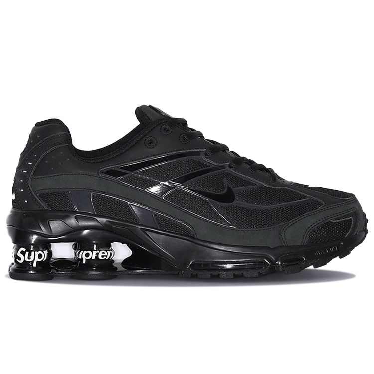 Кроссовки Supreme x Nike Shox Ride 2 Черные Унисекс Темно-Серые DN1615-001