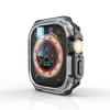 Чехол TPU PC без пленки для Apple Watch Ultra/Ultra 2 Series 9 8 7 6 5 4 SE 49 мм 44 мм 40 мм 45 мм 41 мм Прозрачный защитный бампер Аксессуары