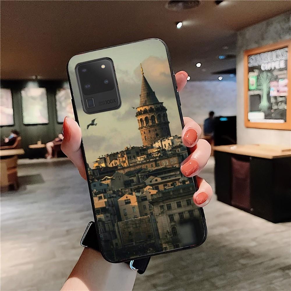 Turkey Istanbul Scenery Phone Case For Samsung S 9 10 20 21 22 23 30 23plus lite Ultra FE S10lite Fundas