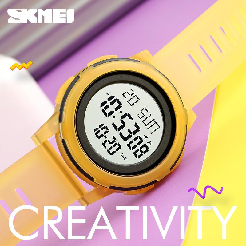 Moment beauty Skmei бренд моды младших классов средней школы молодежные студенческие спортивные часы женские трендовые спортивные часы на открытом воздухе электронные часы