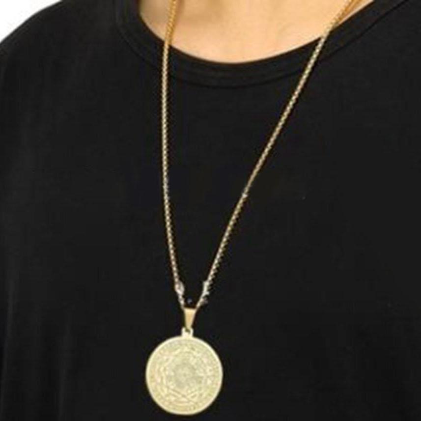 Catholic Amulet Seven Archangels Necklace Pendant Vintage Protect Charm Talisman Powerful Wealth Success Health Lucky Jewelry Unisex Men Women Alloy