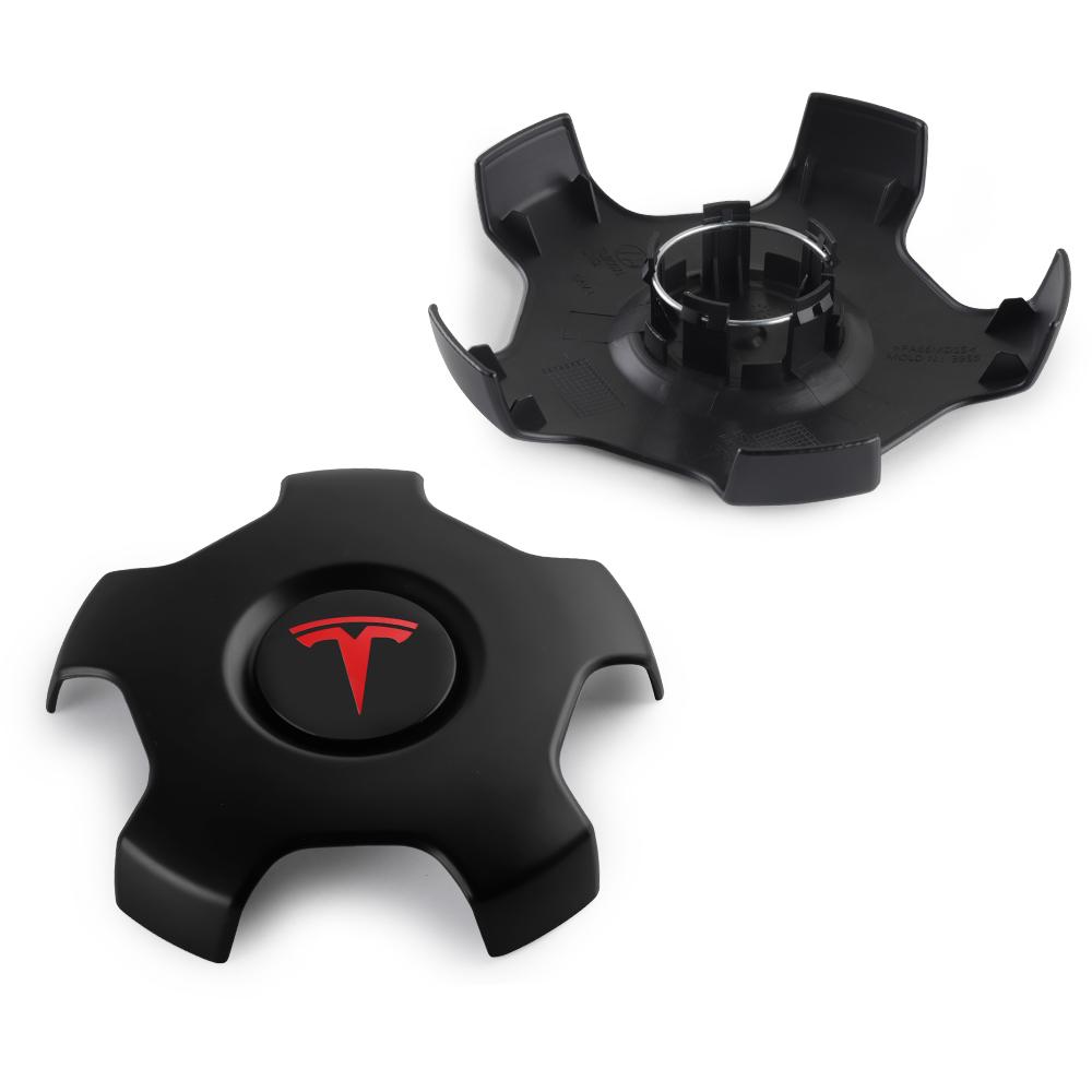 4Pcs For Tesla Model 3 OEM 1529680-A Original Hubcaps Car Wheel Center Cover Auto Hub Caps Emblem Replacement 18-inch Huncap