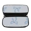 Pen Case 300D Polyester High Capacity Zipper Closure with Mesh Pocket Removable Divider and Pen Slots for Middle School Students