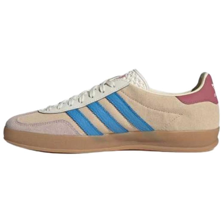 adidas Оригинальные Gazelle Indoor Удобные Мягкие Тонкая Подошва Прочные Низкие Кроссовки Унисекс Кроссовки Коричневые JQ0010