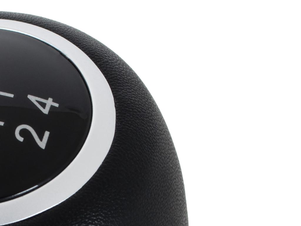 Opel Vectra C FL 05-08 gear shift knob 5 SPEED BLACK ECO LEATHER