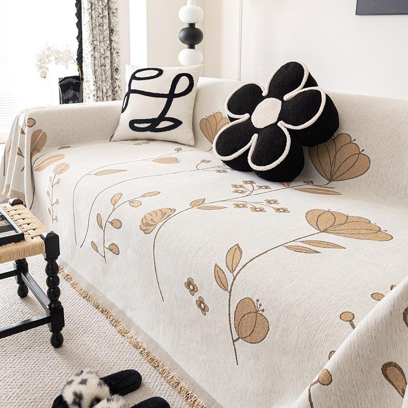 Sofa Towel Cover Cloth All-Inclusive Universal Four Seasons Universal Sofa Sofa Cover Non-Slip Cover Blanket Anti-Scratching