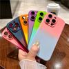 Модный силиконовый чехол градиентного цвета для Apple iPhone Samsung Galaxy Xiaomi Redmi Poco Huawei Honor OPPO Realme Мягкий чехол из ТПУ