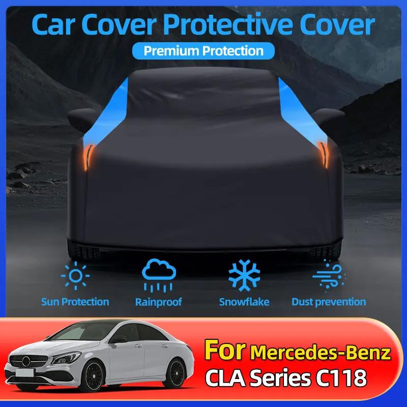 BAQG3 Full Car Cover Protective Cover Waterproof With Reflective Strip Car Sun Rain Snow Protection For Mercedes-Benz CLA Series C118