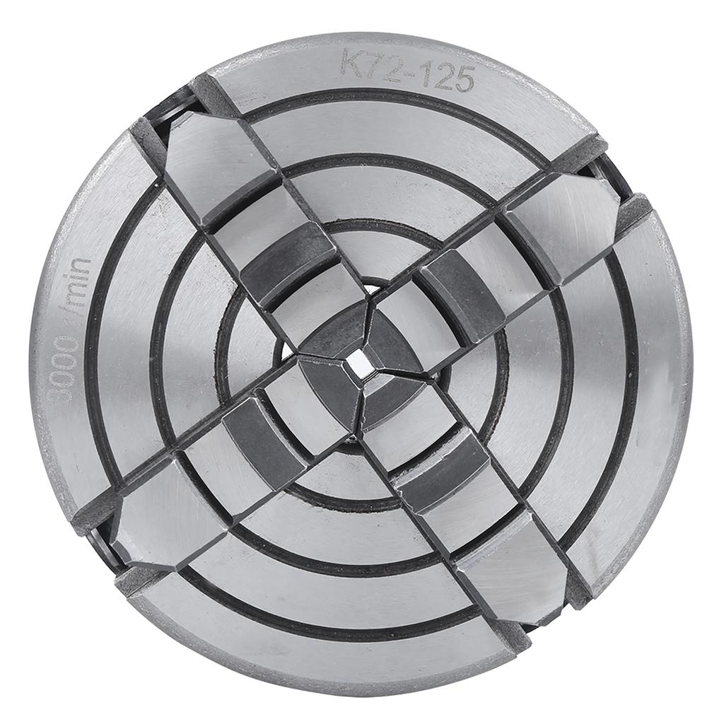 4-х кулачковый независимый токарный патрон с большой силой зажима, зажимной инструмент 125 мм 3000 об/мин