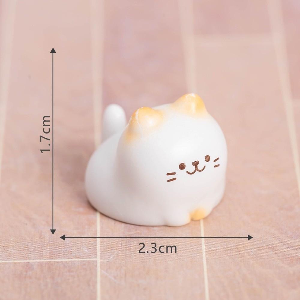 Mini Cat Desktop Decoration DIY Accessories Animal Figurine Cute Cat Ornaments  Home Decor
