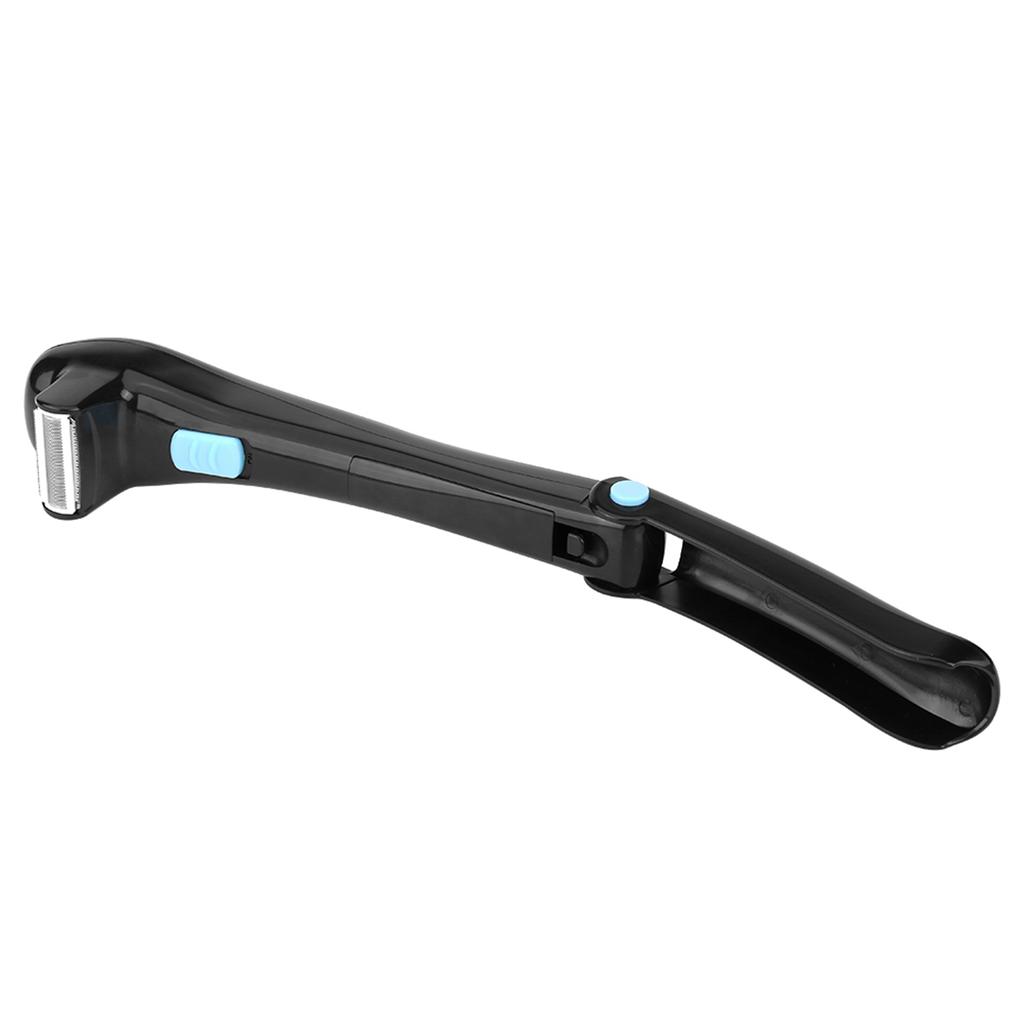 Electric Back Hair Shaver Doityourself Cordless Foldable Back Hair Trimmer Removal Tool