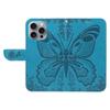 Для iPhone 16 Pro Max чехол Butterfly Imprint Anti Shock Leather Phone Cover