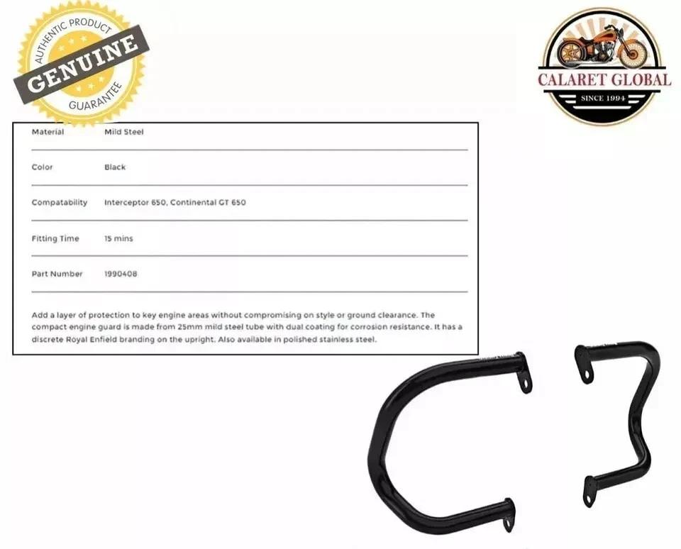 Подходит для Royal Enfield Interceptor 650 и Continental GT Компактная защита двигателя
