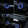 Car Air Condition/Audio Volume Control  Knob Trim Ring Accesories Fit For 1 2 3 3GT 4  X1 F30 F34 F20(With AUTO Button)