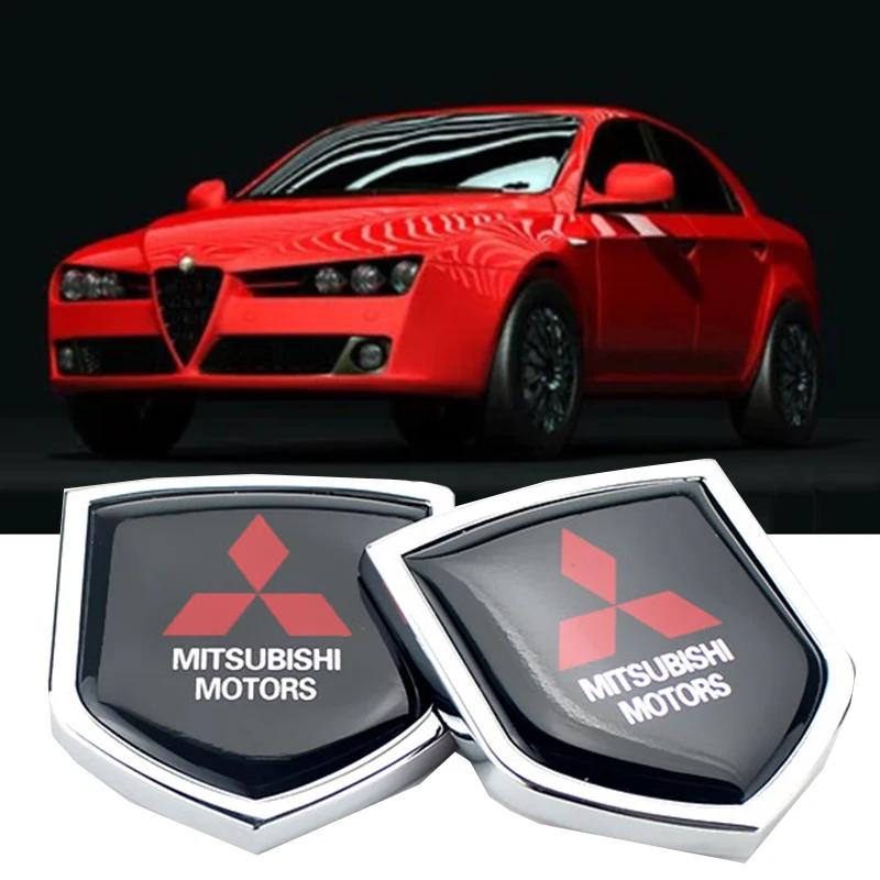 Для Mitsubishi Pajero Galant Lancer Ex Mirage V33 G4 26 OTOASX L300 Montero 3D Наклейки на бок кузова автомобиля Значок на крыло Наклейка-щит EX8