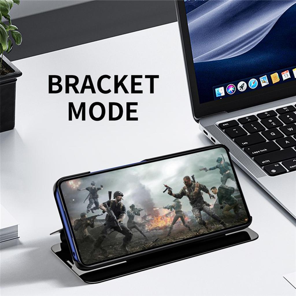 Для Honor 400 5G (Глобальный) Чехол-книжка из кожи с окошком для просмотра и подставкой