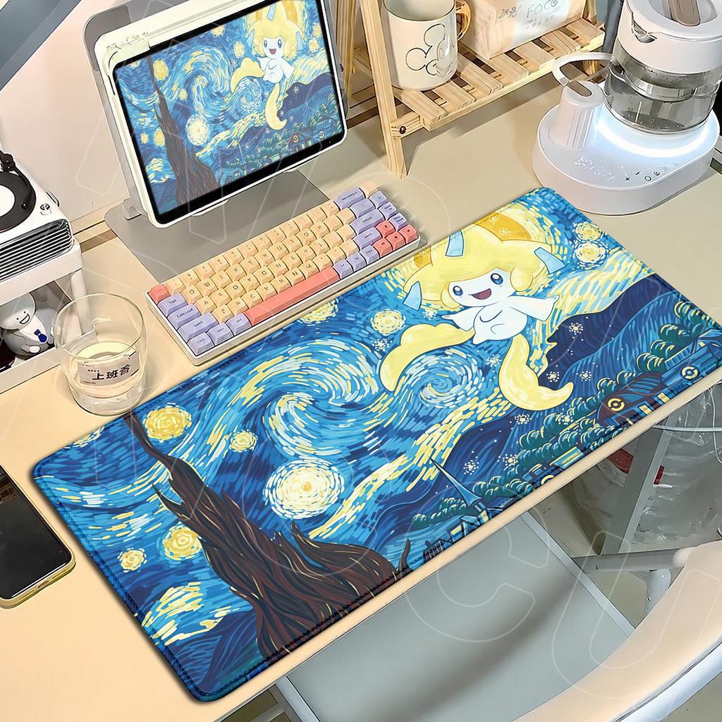 PJirachi ESport Gaming Desktop Carpet AntiSlip Rubber Laptop Keyboard Mats Pc Office Accessories Large Anime Mauspads