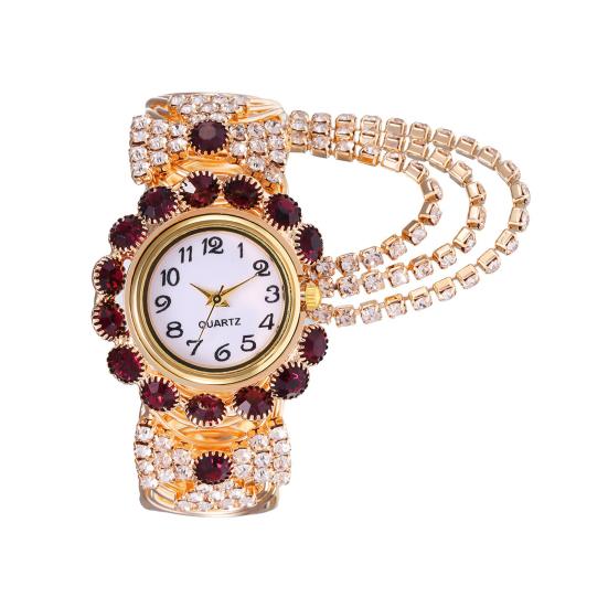 Женские часы-браслет со стразами, регулируемый круглый циферблат, женские повседневные наручные часы с кварцевым браслетом для торжественного платья, модные ювелирные изделия, аксессуары