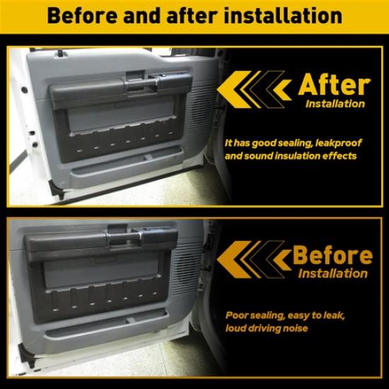 Front Door Lower Weatherstrip Seal For Ford F250,F350,F450 Super-Duty 1999-2017