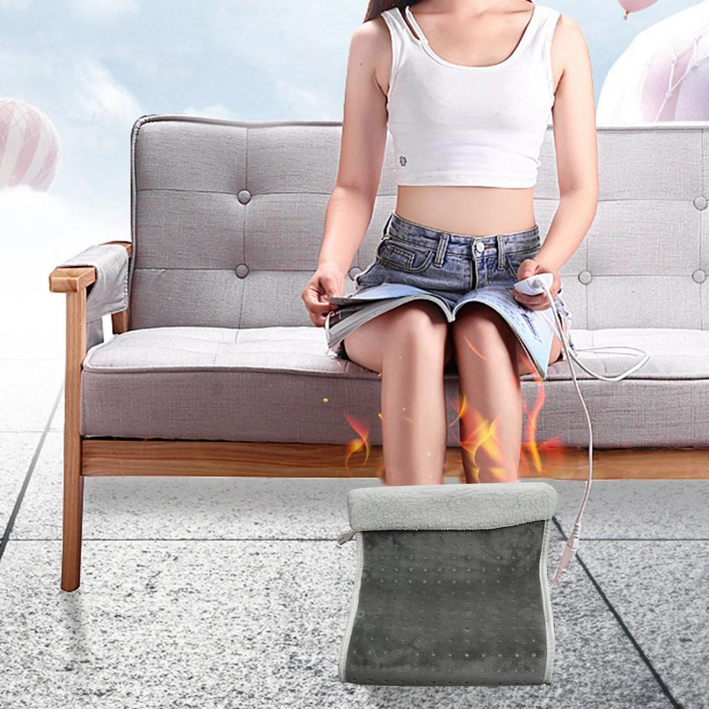 Двусторонние грелки для ног с подогревом для мужчин и женщин, с пятью температурными режимами и теплыми напольными ковриками для внутренних общежитий зимой