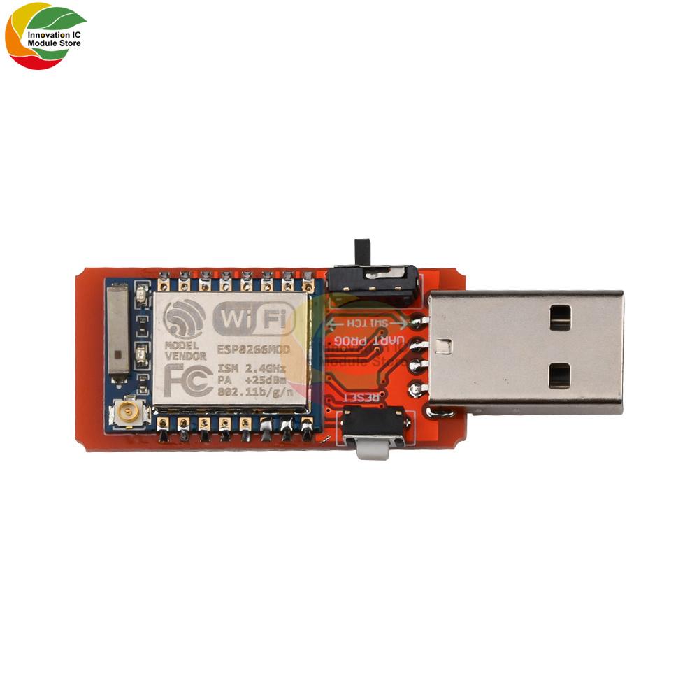 CH340G USB в ESP8266 ESP07 ESP-07 WiFi Беспроводной Модуль Конвертер Плата Разработки Программатор UART Адаптер 2.4GHz IPEX Антенна