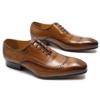 Fashion Men's Luxury Genuine Leather Oxford Shoes Size 13 Italian Style Dress Wedding Brogues Formal Laced Footwear