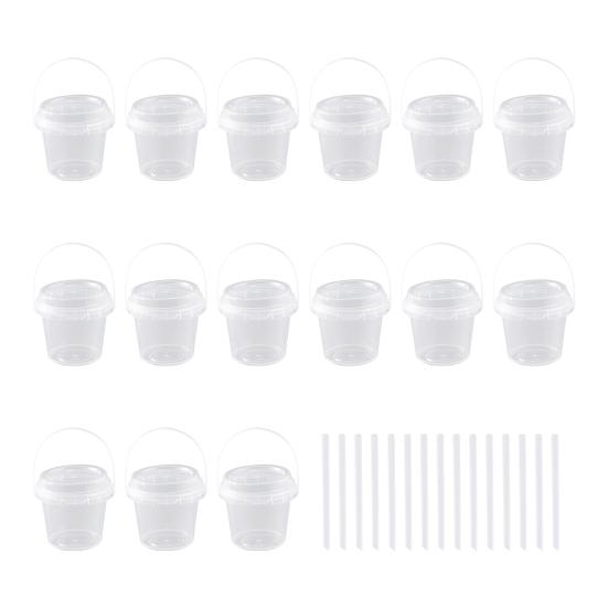 5/10/15/20 шт. Одноразовые стаканы с крышками и соломинками Большие 700 мл Прозрачные пластиковые стаканы для напитков Ручной дизайн Стаканы для напитков