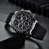 Мужские часы Pagani Design, Японский кварцевый механизм SEIKO, Хронограф Daytona, с корпусом, Водонепроницаемые, Керамический безель, Деловые/Рабочие Классические часы,