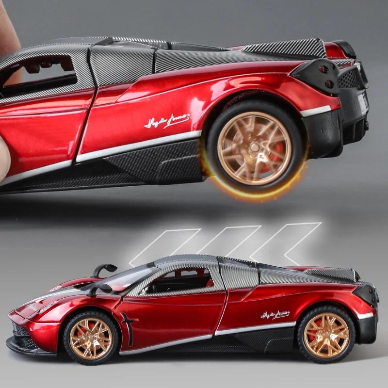 1/32 Pagani Huayra BC Супер Спортивный Автомобиль Литой Металлический Сплав Модель Машины Кафе Книжный Шкаф Украшения Дисплей Украшения Коробка Подарок Другу