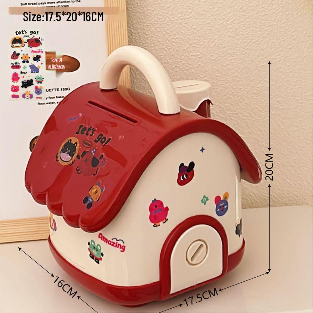 Large Capacity Cute Cartoon Piggy Bank for Children and Adults