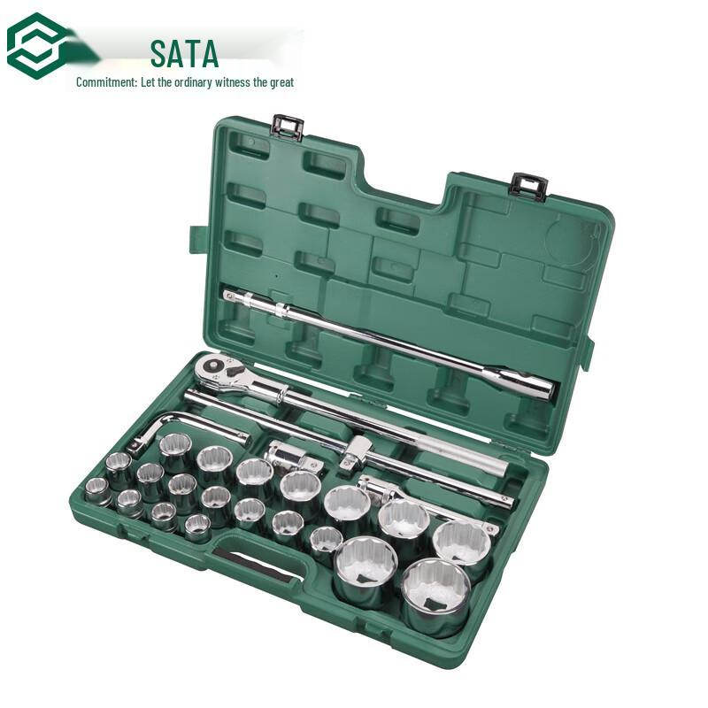 SATA 09016 Набор из 26 предметов, усиленный, торцевых головок
