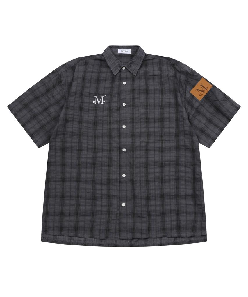 MUCENT Dant Check Short Sleeve Shirt Unisex